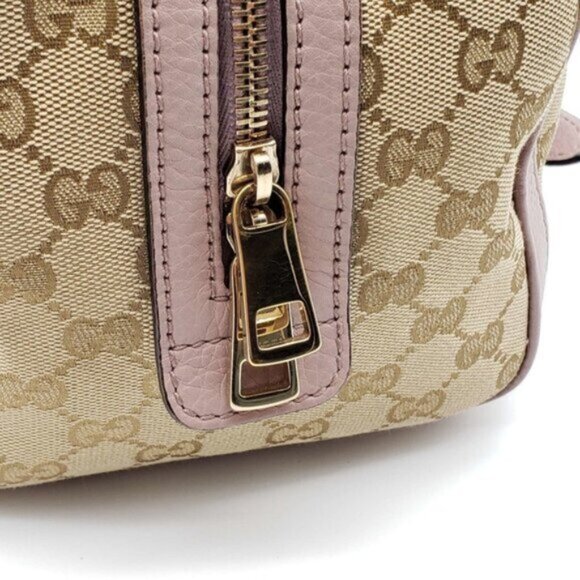 Gucci Canvas Small Vintage Boston Bag 535-101825 - Picture 5 of 14